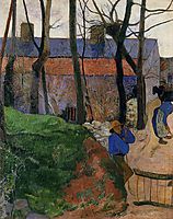 Houses in le Pouldu, 1890, gauguin