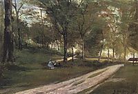 In the forest Saint Cloud II, 1873, gauguin