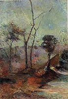 Landscape, 1885, gauguin