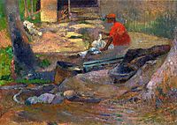 A little washerman, 1887, gauguin