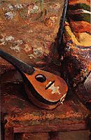 Mandolin on a chair, 1880, gauguin