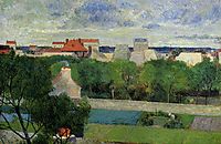 The market gardens of Vaugirard, 1879, gauguin