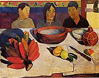 The Meal (The Bananas) , 1891, gauguin