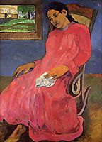 Melancholic, 1891, gauguin