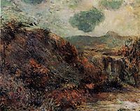 Mountain landscape, 1882, gauguin