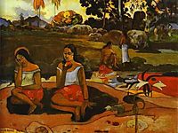 Nave Nave Moe (sacred spring), 1894, gauguin
