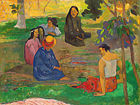 The Parau Parau, 1891, gauguin