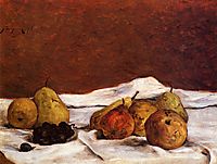 Pears and grapes, 1875, gauguin