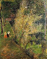 Pont-Aven woman and child, 1886, gauguin