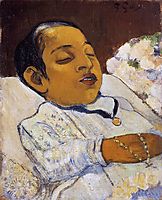 Portrait of Atiti, c.1891, gauguin