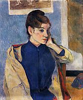 Portrait of Madelaine Bernard, 1888, gauguin