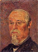 Portrait of Philibert Favre, 1885, gauguin