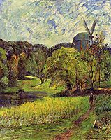 The Queen-s Mill, 1881, gauguin