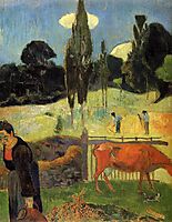 The red cow, 1889, gauguin
