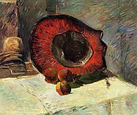 Red hat, 1886, gauguin