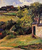 Rouen suburb, 1884, gauguin