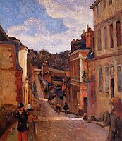 Rue Jouvenet, Rouen, gauguin