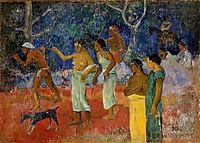 Scene from Tahitian Life, gauguin