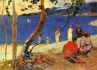A seashore, 1887, gauguin