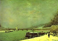 The Seine at the Pont d-Iena, 1875, gauguin
