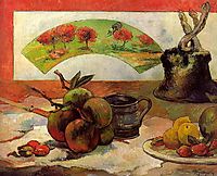 Still Life with a Fan, c.1889, gauguin