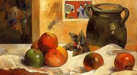 Still life with Japanese print, gauguin