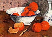 Still life with Oranges, 1881, gauguin