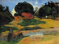 The swineherd, 1889, gauguin