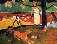Tahitian pastorale, gauguin