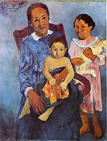 Tahitian woman and two children, 1901, gauguin