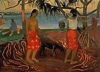Under the Pandanus, 1891, gauguin