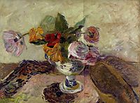 Vase of flowers, 1886, gauguin