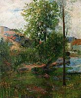 Willow by the Aven, 1888, gauguin