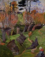 The willows, 1889, gauguin