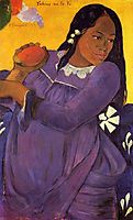 Woman with a Mango, 1892, gauguin