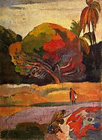 Women at the riverside, gauguin