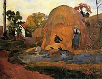 Yellow Haystacks (Golden Harvest), 1889, gauguin