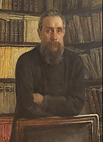 Portrait of P.A. Kostichev, 1892, ge