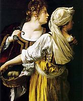 Judith and her Maidservant, 1613, gentileschi