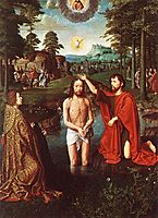The Baptism of Christ (Central section of the triptych), c.1505, gerarddavid