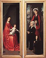 Triptych of Jan Des Trompes (rear of the wings), 1505, gerarddavid
