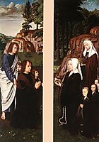 Triptych of Jean Des Trompes (side panels), 1505, gerarddavid