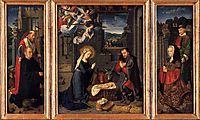 Triptych with the Nativity, 1515, gerarddavid