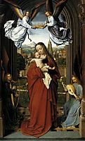 Virgin and Child with Four Angels, c.1515, gerarddavid