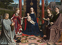 The Virgin and Child with Saints and Donor, c.1510, gerarddavid