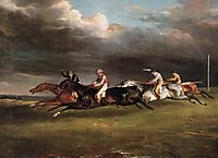 The Epsom Derby, 1821, gericault