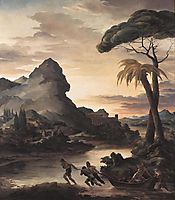 Heroic Landscape with Fishermen, 1818, gericault