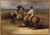The Horse Race, 1824, gericault