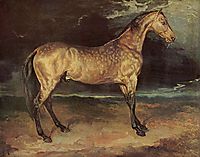 Horse in the storm, 1821, gericault