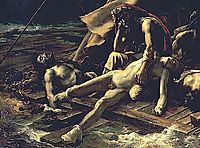 The Raft of the Medusa (detail), 1818-19, gericault